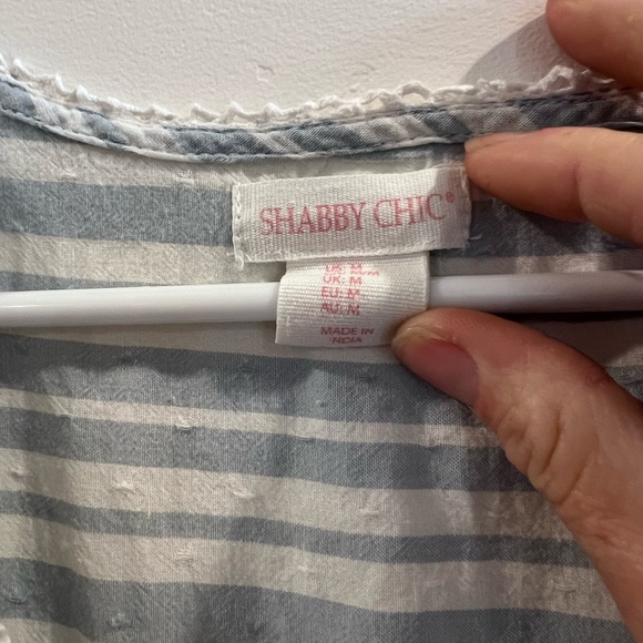 Blue Striped Sleeveless Dress - Picture 2 of 3